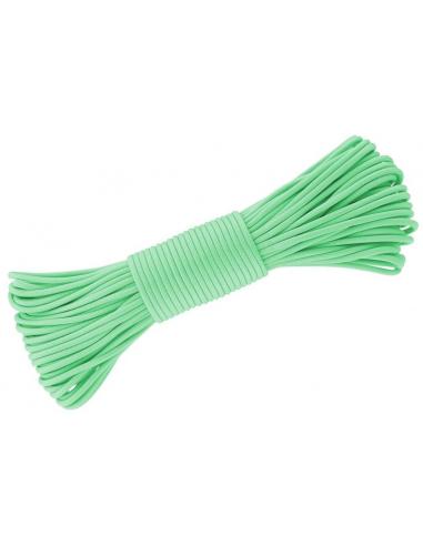 PARACORDE 30M VERT PHOSPHORESCENT