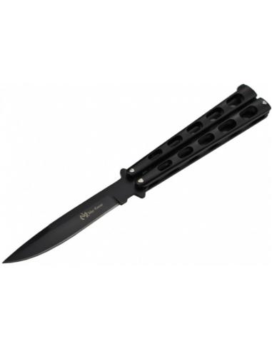COUTEAU PAPILLON FINITION BLACK - MAXKNIVES