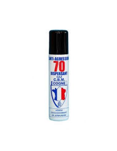 AEROSOL ANTI-AGRESSION PUISSANCE 70 75 ML GAZ CS